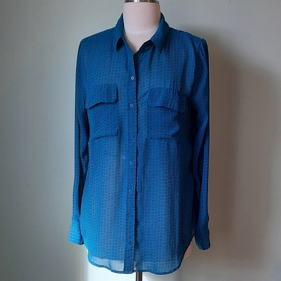 Banana Republic heart print shirt - Picture 2 of 5